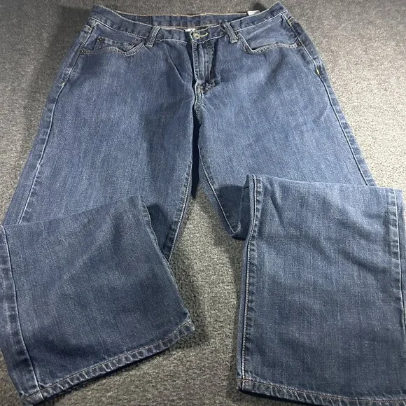 Lucky Brand 34/29 Mens Relaxed Straight Leg Jeans Denim Blue - Picture 1 of 12